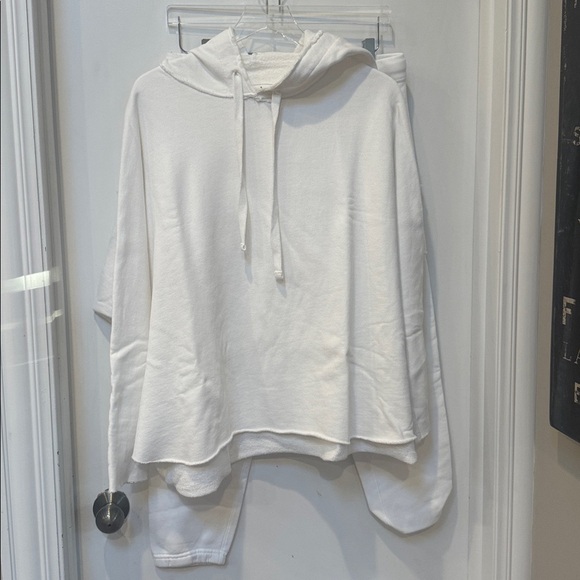 Frank & Eileen Venice Travel Set Eamon Joggers Kane Hoodie M White - Picture 3 of 10